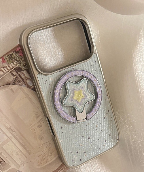 Fun & Daily(ファンアンドデイリー)の「F&D : Magsafe対応スターiPhoneケース&スターリング / iPhone16 / 17 / Plus / Pro / Pro Max / Air アイフォンケース(スマホケース/カバー・レディース・ブルー・iPhone 17 Pro Max/iPhone 17/iPhone 17 Pro/iPhone 16)」の12枚目の写真