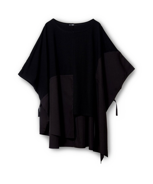 OSMOSIS(オズモーシス)の「ドロスト切替プルオーバー(Tシャツ/カットソー・レディース・ブラック/カーキ/ホワイト・ONE SIZE)」の5枚目の写真