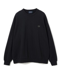 【別注】FRED PERRY / エンブロイダリー クルーネック スウェット