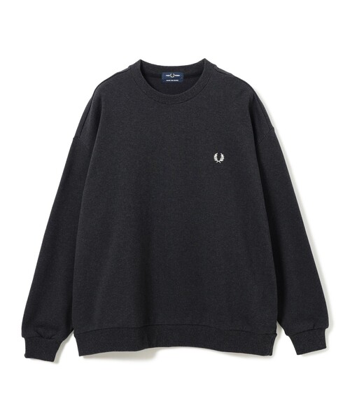 FRED PERRY(フレッドペリー)の「【別注】FRED PERRY / エンブロイダリー クルーネック スウェット(スウェット・メンズ・ブラック/ブラウン・X-LARGE/SMALL)」の3枚目の写真