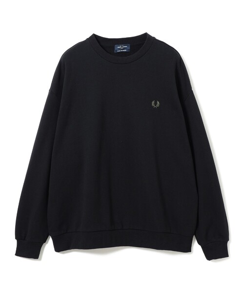 FRED PERRY(フレッドペリー)の「【別注】FRED PERRY / エンブロイダリー クルーネック スウェット(スウェット・メンズ・ブラック/ブラウン・X-LARGE/SMALL)」の9枚目の写真