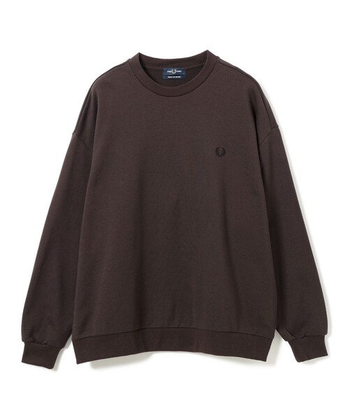 FRED PERRY(フレッドペリー)の「【別注】FRED PERRY / エンブロイダリー クルーネック スウェット(スウェット・メンズ・ブラック/ブラウン・X-LARGE/SMALL)」の13枚目の写真