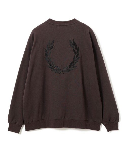 FRED PERRY(フレッドペリー)の「【別注】FRED PERRY / エンブロイダリー クルーネック スウェット(スウェット・メンズ・ブラック/ブラウン・X-LARGE/SMALL)」の15枚目の写真