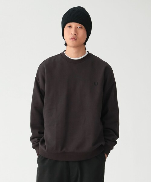 FRED PERRY(フレッドペリー)の「【別注】FRED PERRY / エンブロイダリー クルーネック スウェット(スウェット・メンズ・ブラック/ブラウン・X-LARGE/SMALL)」の19枚目の写真