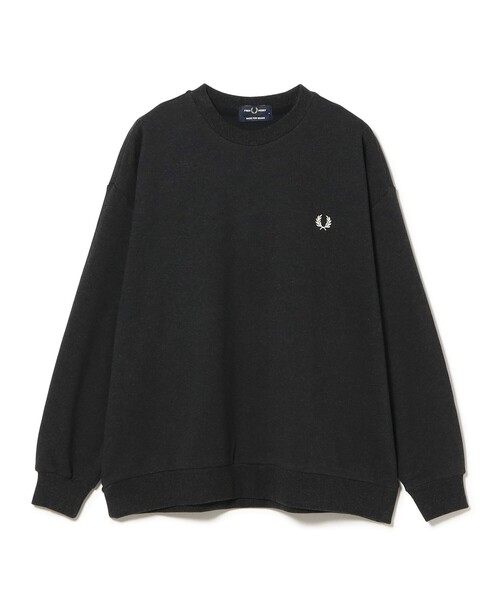 FRED PERRY(フレッドペリー)の「【別注】FRED PERRY / エンブロイダリー クルーネック スウェット(スウェット・メンズ・ブラック/ブラウン・X-LARGE/SMALL)」の21枚目の写真
