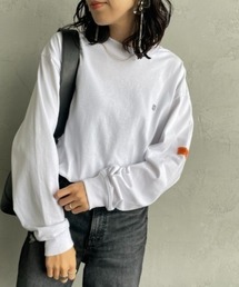[UNIVERSAL OVERALL/ユニバーサルオーバーオール] 別注 ワンポイントロゴ刺繍 ロングスリーブTシャツ