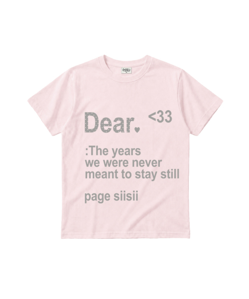 PAGESIISII(ページシシ)の「DEAR プリンティングスタンダードフィット半袖Tシャツアクアブルー(Tシャツ/カットソー・レディース・その他・MEDIUM)」の5枚目の写真