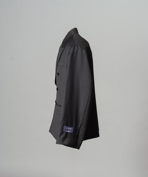 MAISON SPECIAL(メゾンスペシャル)の「《UNISEX》【Ermenegildo Zegna Fabric】Prime-Over Double-breasted Tailored Jacket/【エルメネジルド・ゼニア ファブリック】プライムオーバーダブルテーラドジャケット【MAISON SPECIAL/メゾンスペシャル】■セットアップ対応■(テーラードジャケット・メンズ・ブラック・2/1/0)」の7枚目の写真