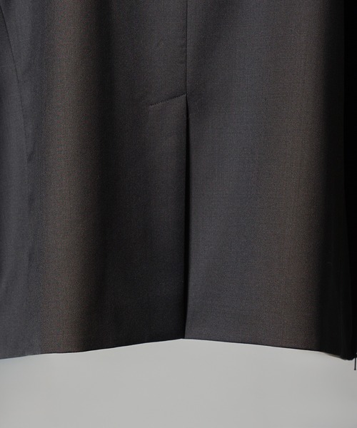 MAISON SPECIAL(メゾンスペシャル)の「《UNISEX》【Ermenegildo Zegna Fabric】Prime-Over Double-breasted Tailored Jacket/【エルメネジルド・ゼニア ファブリック】プライムオーバーダブルテーラドジャケット【MAISON SPECIAL/メゾンスペシャル】■セットアップ対応■(テーラードジャケット・メンズ・ブラック・2/1/0)」の13枚目の写真