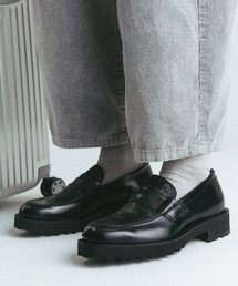 NEW CLASSIC COIN LOAFERS BLACK BLACK PAISLEY