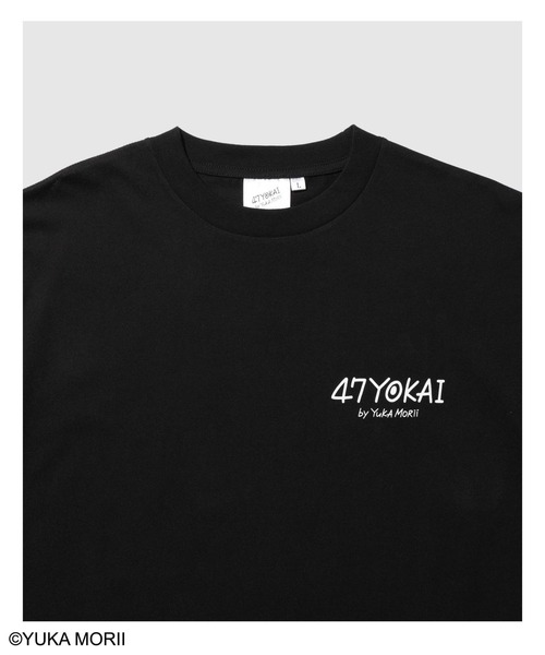Mac-House（マックハウス）の「【47YOKAI /47ようかい】YOKAIいっぱいTシャツ（Tシャツ/カットソー・メンズ・ホワイト/ブラック・S/M/L）」の4枚目の写真