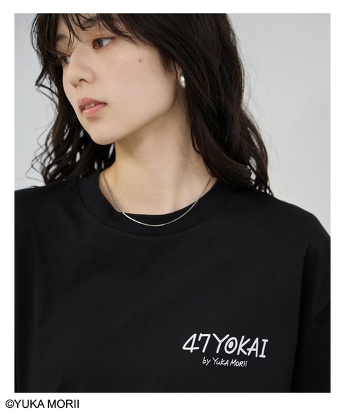 Mac-House（マックハウス）の「【47YOKAI /47ようかい】YOKAIいっぱいTシャツ（Tシャツ/カットソー・メンズ・ホワイト/ブラック・S/M/L）」の15枚目の写真