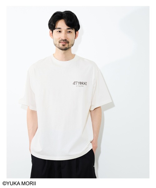 Mac-House（マックハウス）の「【47YOKAI /47ようかい】YOKAIいっぱいTシャツ（Tシャツ/カットソー・メンズ・ホワイト/ブラック・S/M/L）」の18枚目の写真