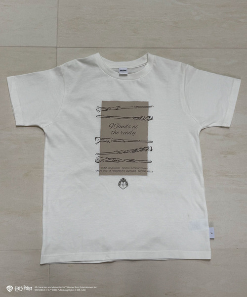 my twilight（マイトワイライト）の「【Harry Potter】魔法の杖 プリント Tシャツ（Tシャツ/カットソー・レディース・オフホワイト・FREE）」の8枚目の写真
