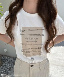 【Harry Potter】魔法の杖 プリント Tシャツ