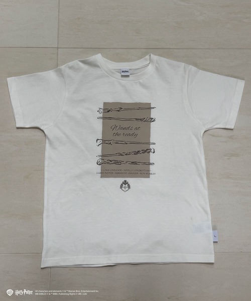 my twilight（マイトワイライト）の「【Harry Potter】魔法の杖 プリント Tシャツ（Tシャツ/カットソー・レディース・オフホワイト・FREE）」の12枚目の写真