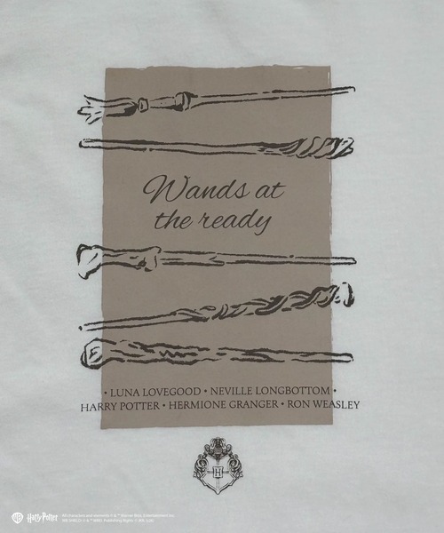 my twilight（マイトワイライト）の「【Harry Potter】魔法の杖 プリント Tシャツ（Tシャツ/カットソー・レディース・オフホワイト・FREE）」の13枚目の写真