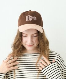 CIAOPANIC TYPY | :スウェード切替ロゴ刺繍キャップ(キャップ)