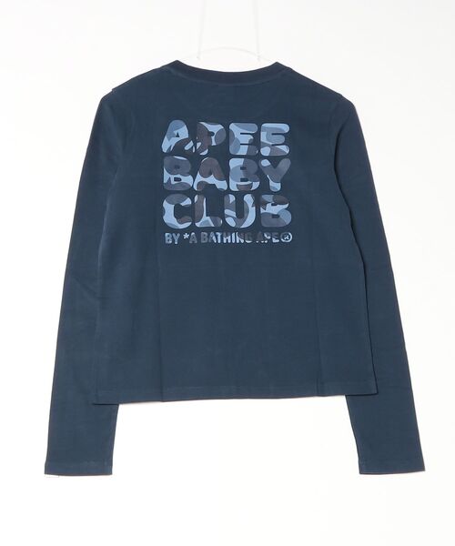 APEE BY A BATHING APE(エイピーバイアベイシングエイプ)の「CAMO APEE BABY PRINTED LS TEE #1(Tシャツ/カットソー・レディース・ブルー系その他2/ホワイト×ブルー/ブルー系その他/ホワイト×ピンク・X-SMALL/SMALL)」の16枚目の写真