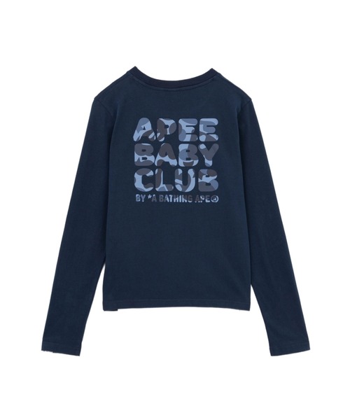 APEE BY A BATHING APE(エイピーバイアベイシングエイプ)の「CAMO APEE BABY PRINTED LS TEE #1(Tシャツ/カットソー・レディース・ブルー系その他2/ホワイト×ブルー/ブルー系その他/ホワイト×ピンク・X-SMALL/SMALL)」の7枚目の写真