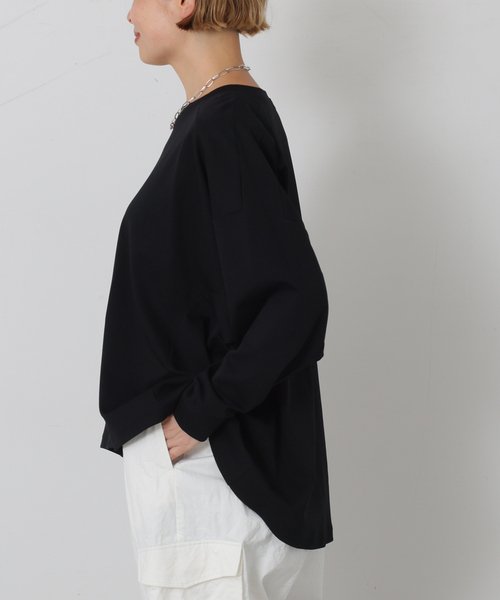 JOURNAL STANDARD LUXE（ジャーナルスタンダード　ラックス）の「ディペンドプルオーバー（Tシャツ/カットソー・レディース・グレー/ブラック・FREE）」の17枚目の写真