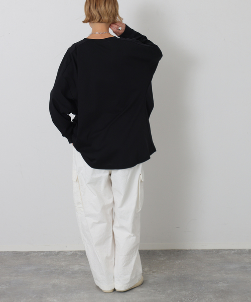 JOURNAL STANDARD LUXE（ジャーナルスタンダード　ラックス）の「ディペンドプルオーバー（Tシャツ/カットソー・レディース・グレー/ブラック・FREE）」の20枚目の写真