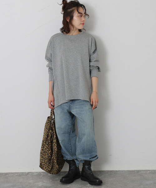 JOURNAL STANDARD LUXE（ジャーナルスタンダード　ラックス）の「ディペンドプルオーバー（Tシャツ/カットソー・レディース・グレー/ブラック・FREE）」の21枚目の写真