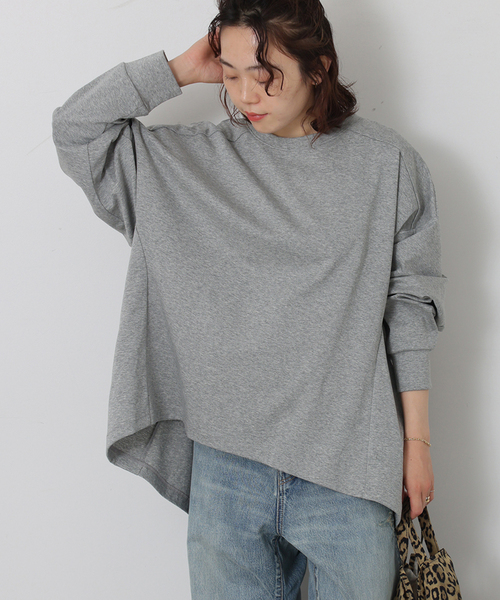 JOURNAL STANDARD LUXE（ジャーナルスタンダード　ラックス）の「ディペンドプルオーバー（Tシャツ/カットソー・レディース・グレー/ブラック・FREE）」の11枚目の写真
