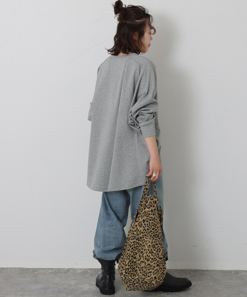 JOURNAL STANDARD LUXE（ジャーナルスタンダード　ラックス）の「ディペンドプルオーバー（Tシャツ/カットソー・レディース・グレー/ブラック・FREE）」の13枚目の写真