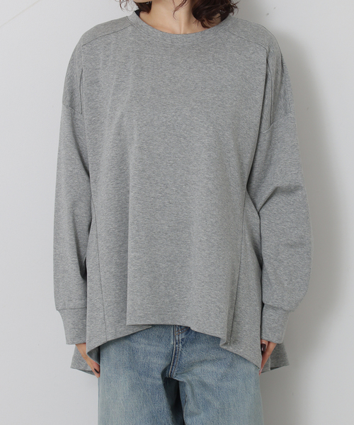 JOURNAL STANDARD LUXE（ジャーナルスタンダード　ラックス）の「ディペンドプルオーバー（Tシャツ/カットソー・レディース・グレー/ブラック・FREE）」の14枚目の写真