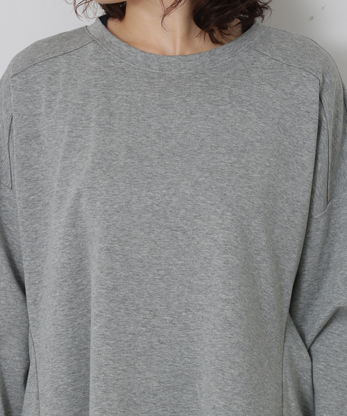 JOURNAL STANDARD LUXE（ジャーナルスタンダード　ラックス）の「ディペンドプルオーバー（Tシャツ/カットソー・レディース・グレー/ブラック・FREE）」の3枚目の写真