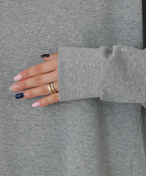 JOURNAL STANDARD LUXE（ジャーナルスタンダード　ラックス）の「ディペンドプルオーバー（Tシャツ/カットソー・レディース・グレー/ブラック・FREE）」の6枚目の写真