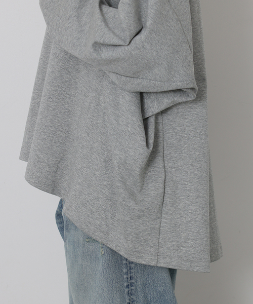 JOURNAL STANDARD LUXE（ジャーナルスタンダード　ラックス）の「ディペンドプルオーバー（Tシャツ/カットソー・レディース・グレー/ブラック・FREE）」の7枚目の写真