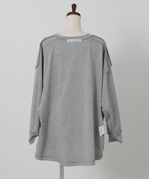 JOURNAL STANDARD LUXE（ジャーナルスタンダード　ラックス）の「ディペンドプルオーバー（Tシャツ/カットソー・レディース・グレー/ブラック・FREE）」の22枚目の写真