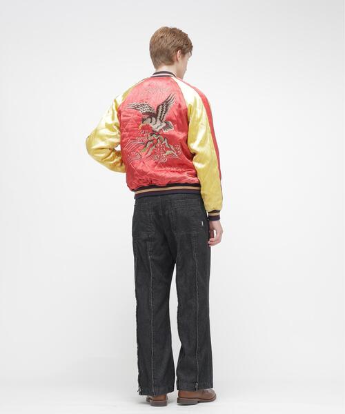 AVIREX(アヴィレックス)の「《NAVAL COLLECTION》QUILTING SUKA JACKET "CB'S" / キルティング スカ ジャケット “シービーズ” / AVIREX / アヴィレックス(スカジャン・メンズ・レッド・MEDIUM/LARGE/X-LARGE/XX-LARGE)」の3枚目の写真