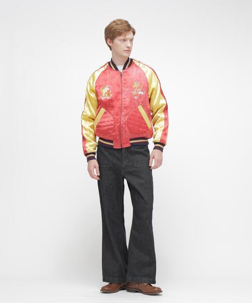 AVIREX(アヴィレックス)の「《NAVAL COLLECTION》QUILTING SUKA JACKET "CB'S" / キルティング スカ ジャケット “シービーズ” / AVIREX / アヴィレックス(スカジャン・メンズ・レッド・MEDIUM/LARGE/X-LARGE/XX-LARGE)」の4枚目の写真