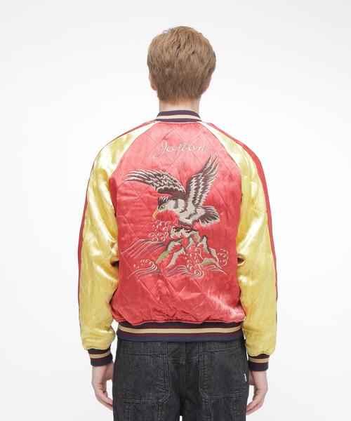 AVIREX(アヴィレックス)の「《NAVAL COLLECTION》QUILTING SUKA JACKET "CB'S" / キルティング スカ ジャケット “シービーズ” / AVIREX / アヴィレックス(スカジャン・メンズ・レッド・MEDIUM/LARGE/X-LARGE/XX-LARGE)」の6枚目の写真