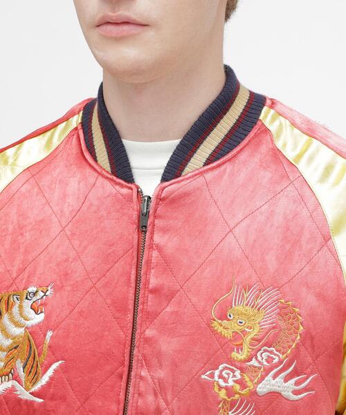 AVIREX(アヴィレックス)の「《NAVAL COLLECTION》QUILTING SUKA JACKET "CB'S" / キルティング スカ ジャケット “シービーズ” / AVIREX / アヴィレックス(スカジャン・メンズ・レッド・MEDIUM/LARGE/X-LARGE/XX-LARGE)」の7枚目の写真
