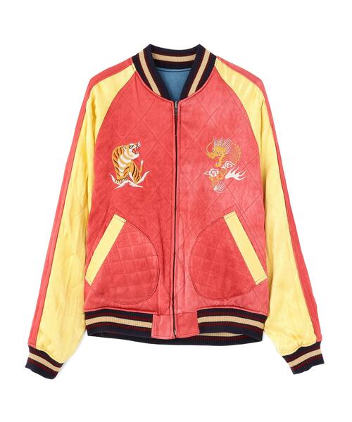 AVIREX(アヴィレックス)の「《NAVAL COLLECTION》QUILTING SUKA JACKET "CB'S" / キルティング スカ ジャケット “シービーズ” / AVIREX / アヴィレックス(スカジャン・メンズ・レッド・MEDIUM/LARGE/X-LARGE/XX-LARGE)」の11枚目の写真