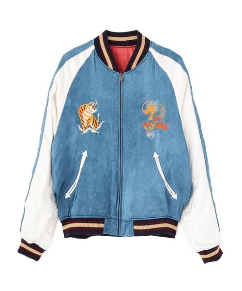 AVIREX(アヴィレックス)の「《NAVAL COLLECTION》QUILTING SUKA JACKET "CB'S" / キルティング スカ ジャケット “シービーズ” / AVIREX / アヴィレックス(スカジャン・メンズ・レッド・MEDIUM/LARGE/X-LARGE/XX-LARGE)」の14枚目の写真