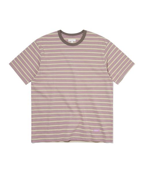 thisisneverthat(ディスイズネバーザット)の「Striped Tee(Tシャツ/カットソー・メンズ・ピンク/ネイビー/アイボリー・S/M/XL/L)」の3枚目の写真