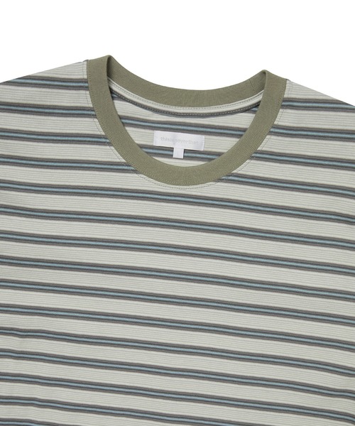 thisisneverthat(ディスイズネバーザット)の「Striped Tee(Tシャツ/カットソー・メンズ・ピンク/ネイビー/アイボリー・S/M/XL/L)」の4枚目の写真