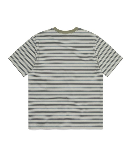 thisisneverthat(ディスイズネバーザット)の「Striped Tee(Tシャツ/カットソー・メンズ・ピンク/ネイビー/アイボリー・S/M/XL/L)」の5枚目の写真