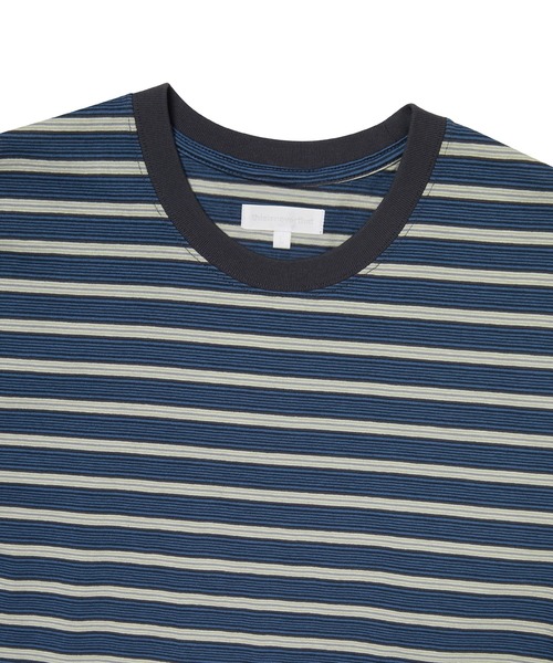 thisisneverthat(ディスイズネバーザット)の「Striped Tee(Tシャツ/カットソー・メンズ・ピンク/ネイビー/アイボリー・S/M/XL/L)」の6枚目の写真