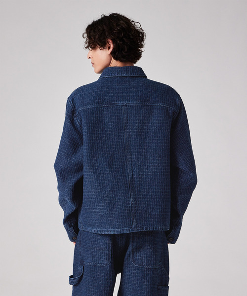 Dickies(ディッキーズ)の「Dickies(R) × PS Paul Smith 刺し子デニム チョアジャケット / 262251 DC001(ブルゾン・メンズ・ダークインディゴブルー・MEDIUM/LARGE)」の13枚目の写真