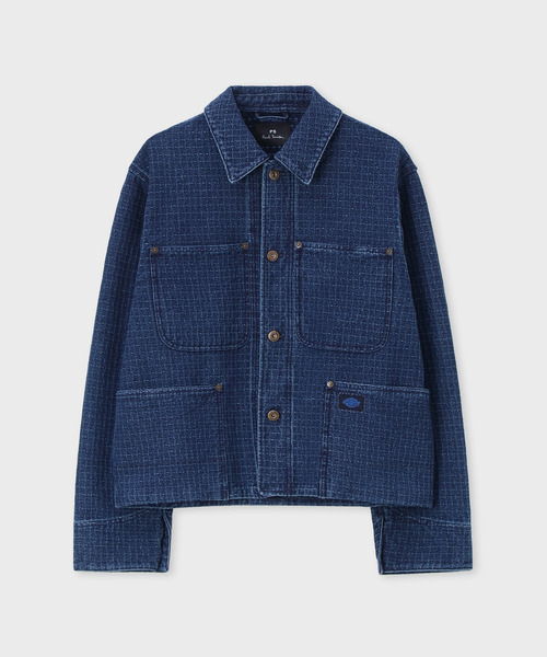 Dickies(ディッキーズ)の「Dickies(R) × PS Paul Smith 刺し子デニム チョアジャケット / 262251 DC001(ブルゾン・メンズ・ダークインディゴブルー・MEDIUM/LARGE)」の6枚目の写真