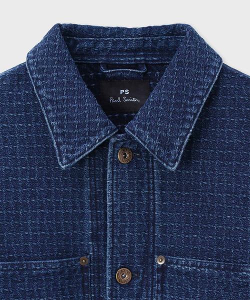 Dickies(ディッキーズ)の「Dickies(R) × PS Paul Smith 刺し子デニム チョアジャケット / 262251 DC001(ブルゾン・メンズ・ダークインディゴブルー・MEDIUM/LARGE)」の7枚目の写真