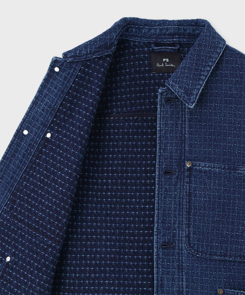 Dickies(ディッキーズ)の「Dickies(R) × PS Paul Smith 刺し子デニム チョアジャケット / 262251 DC001(ブルゾン・メンズ・ダークインディゴブルー・MEDIUM/LARGE)」の9枚目の写真