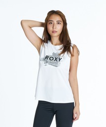 ROXY FITNESS STAY WITH HOPE TANK 箔プリントロゴタンクトップ /速乾/UVカット/水陸両用 【2026年秋冬モデル】/ロキシー