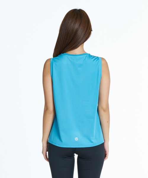 ROXY(ロキシー)の「ROXY FITNESS STAY WITH HOPE TANK 箔プリントロゴタンクトップ /速乾/UVカット/水陸両用 【2026年秋冬モデル】/ロキシー(タンクトップ・レディース・ホワイト/ブラック/ブラック系その他・LARGE/MEDIUM/SMALL)」の7枚目の写真